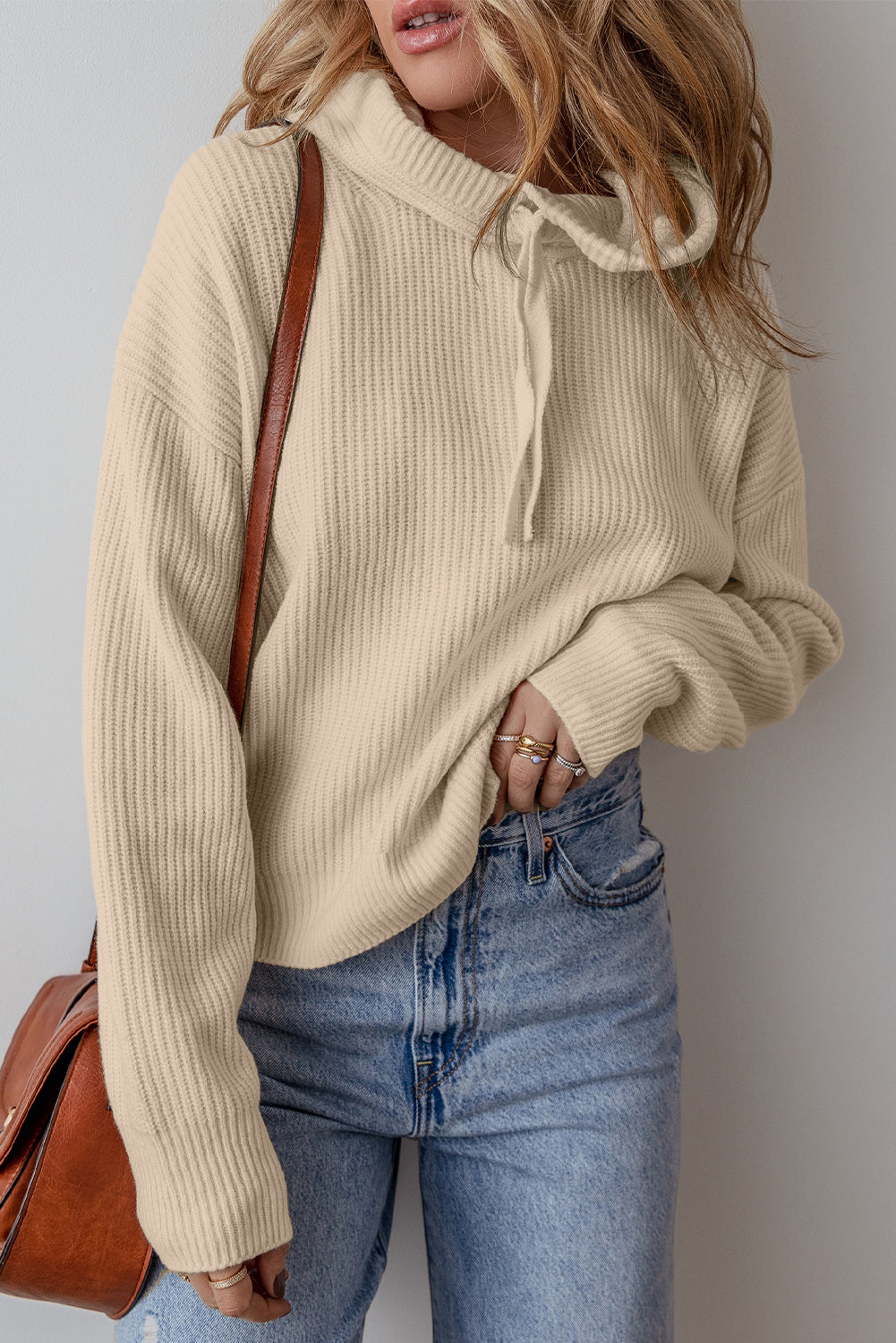 Threaded Pear Hadlee Drop Shoulder Pullover Sweater