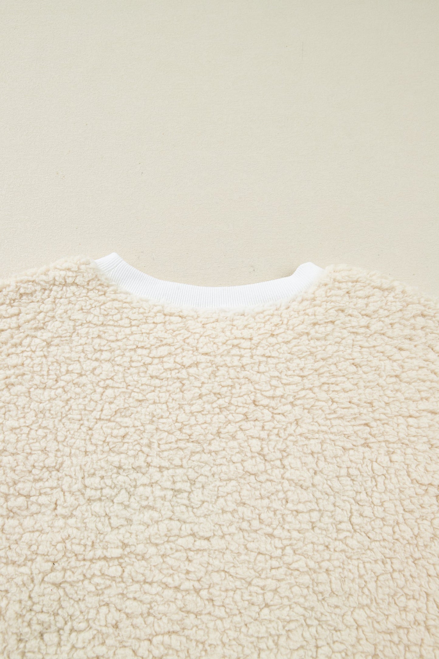 Threaded Pear Ensley Christmas Embroidered Sherpa Pullover