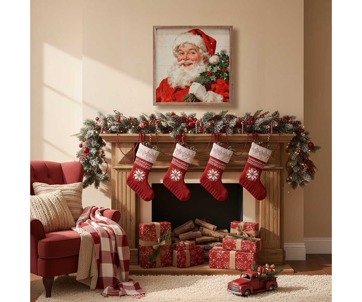 Kendrick Home Santa Claus And Mistletoe