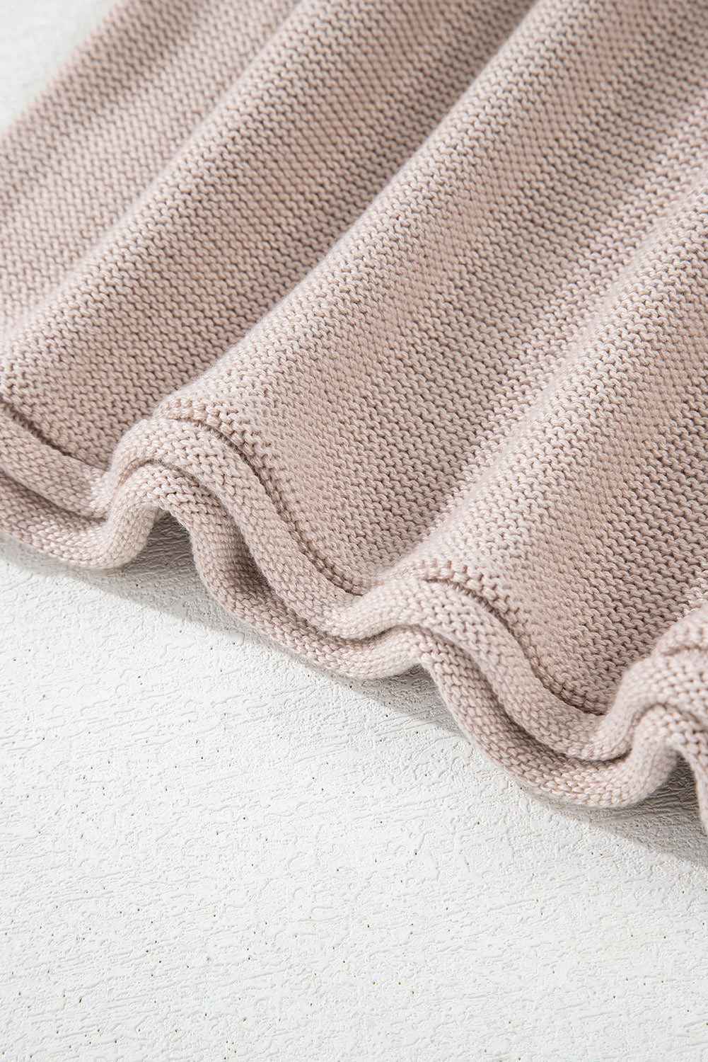 Threaded Pear Ava Colorblock Exposed Seam Sweater