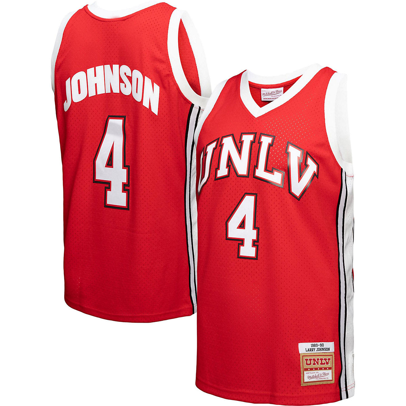 Mitchell & Ness Men's Ncaa Dark Jersey Unlv 1989 Larry Johnson