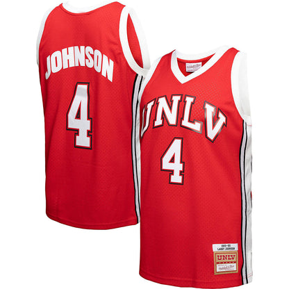 Mitchell & Ness Men's Ncaa Dark Jersey Unlv 1989 Larry Johnson