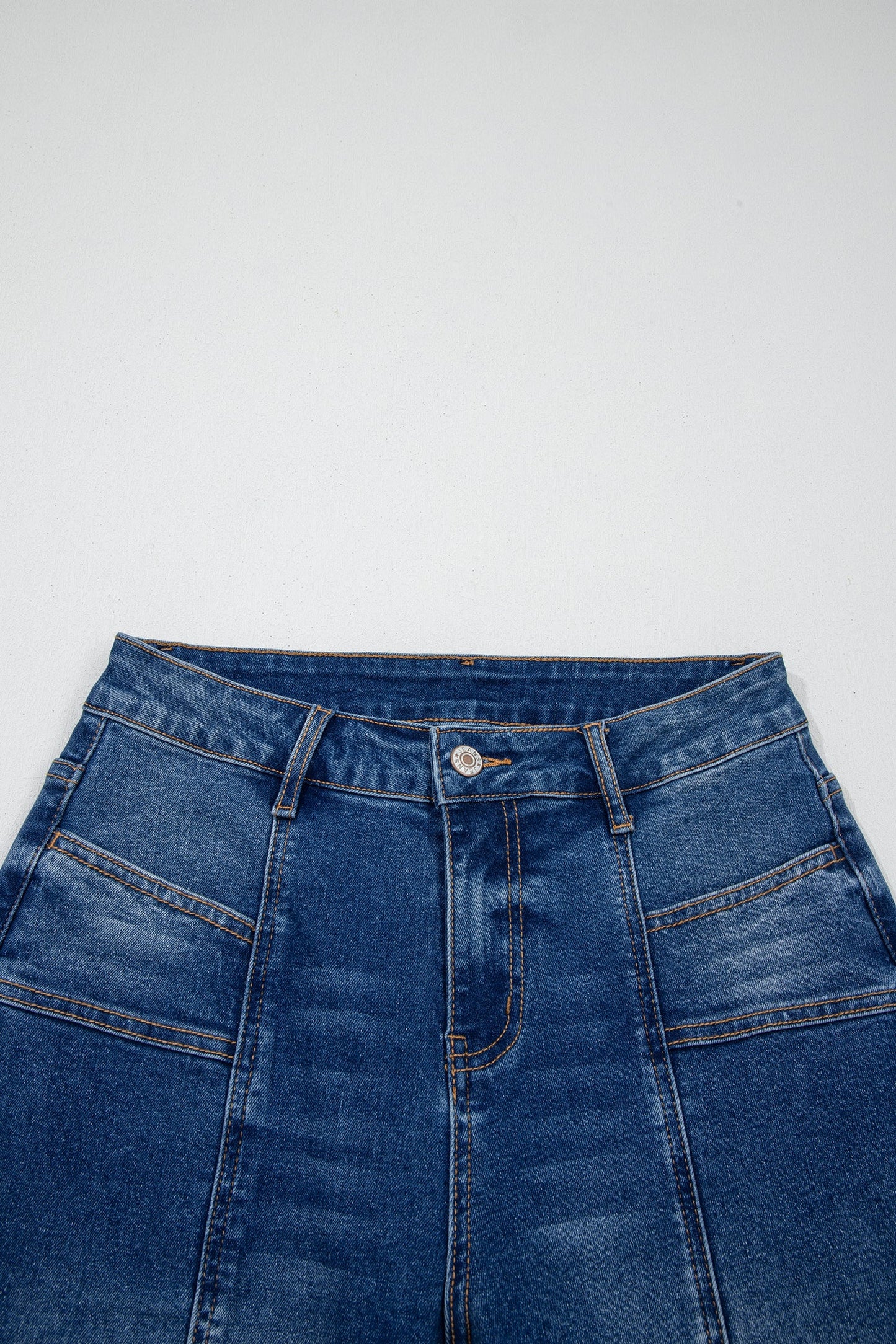 Threaded Pear Yusra Seam Detail Shift Jeans