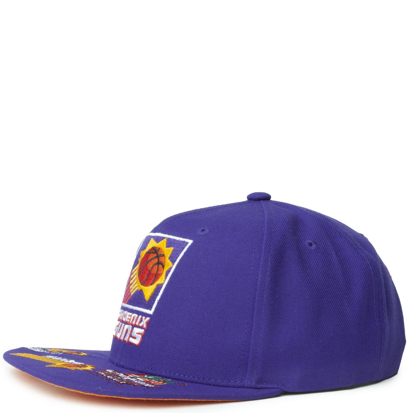 Men's Mitchell & Ness NBA Front Face Snapback Hwc Suns