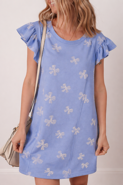 Threaded Pear Emmie Sleeve Shift Mini Dress
