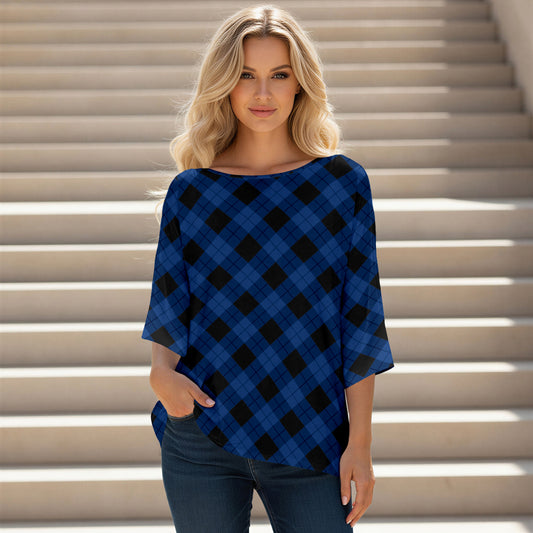 Blue and Black-