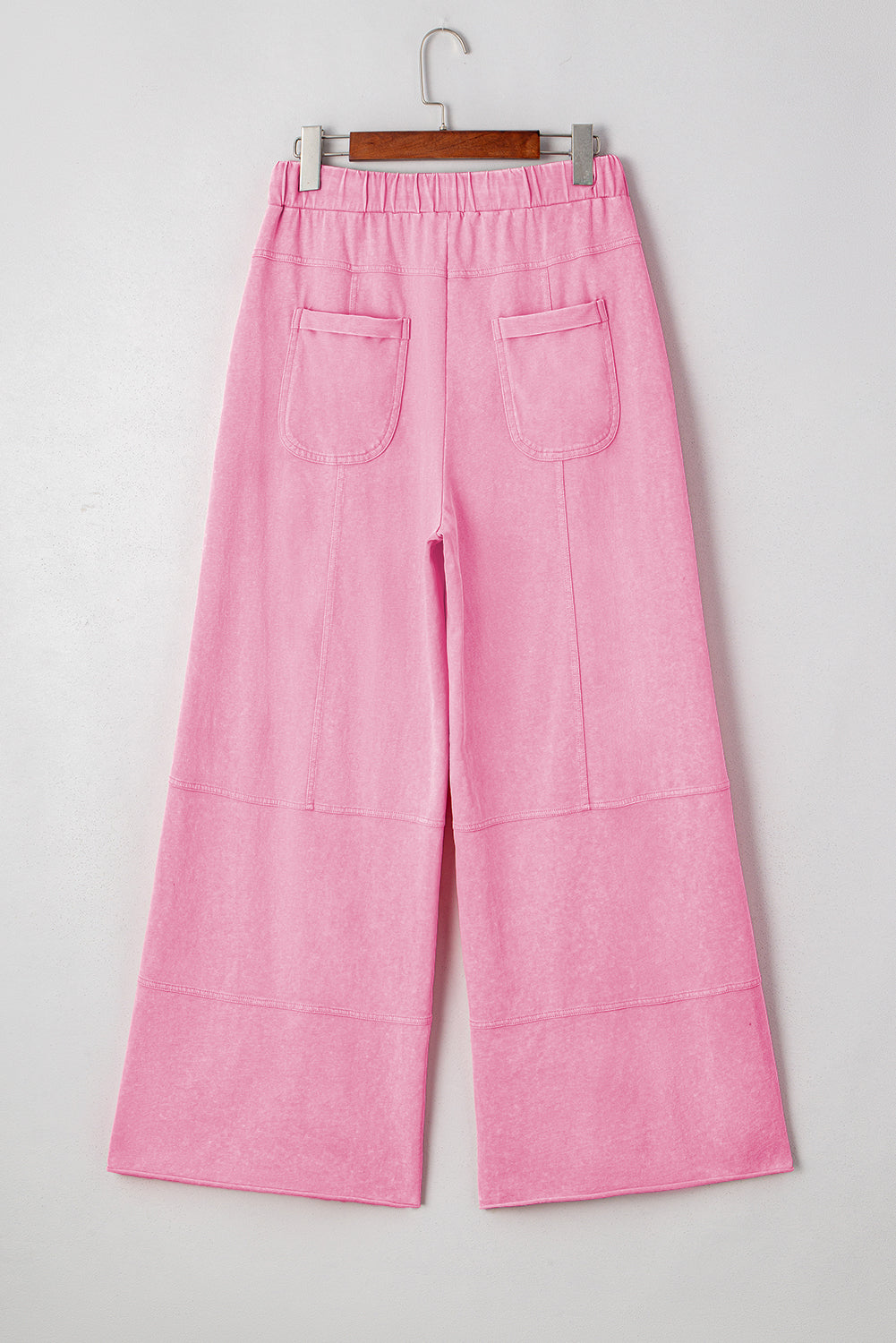 Threaded Pear Brittany Mineral Wash Exposed Seam Drawstring Cargo Pants