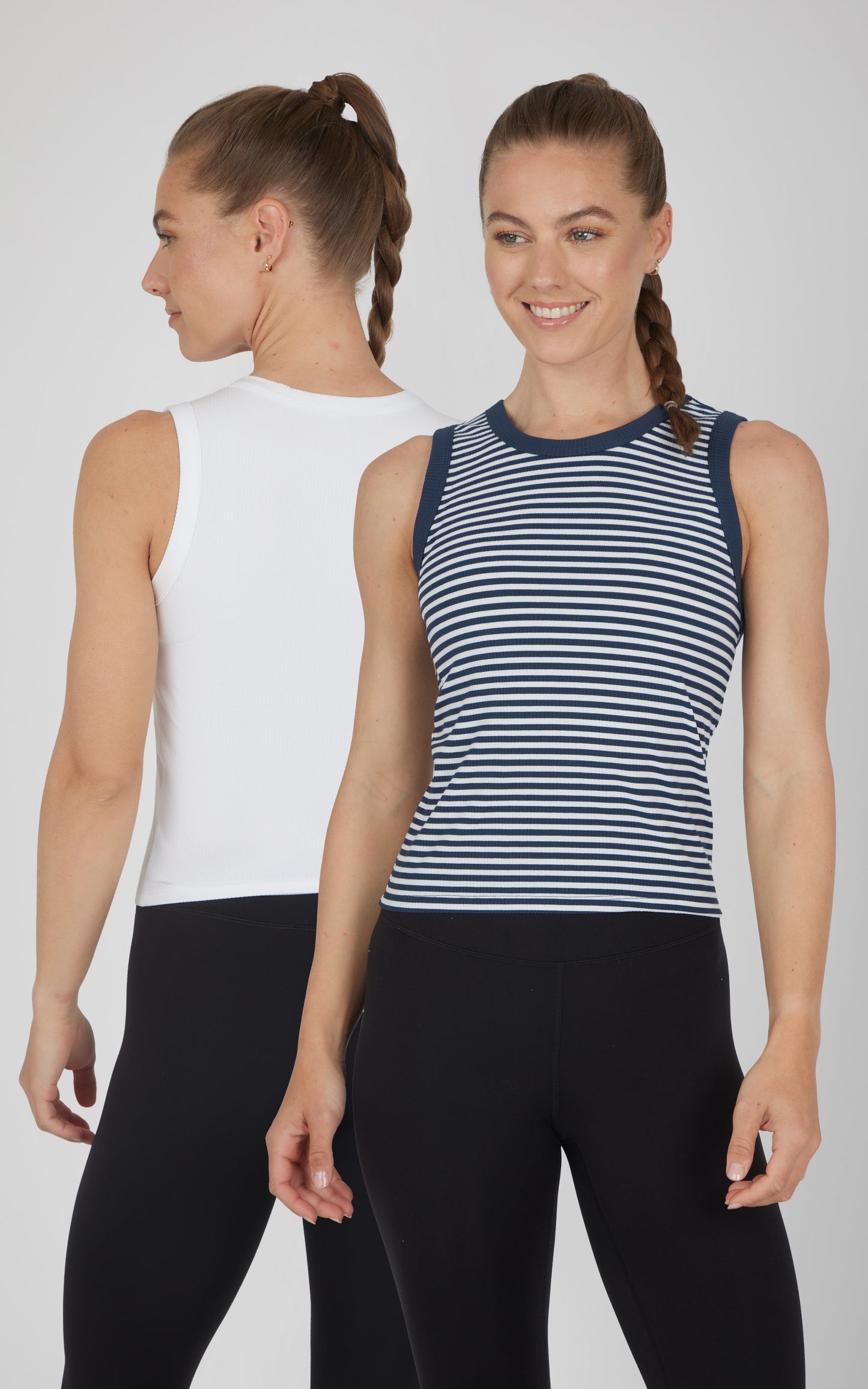 2 PK Ribbed Cambria Tank - Our Ocean Core Story