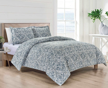 Bibb Home 1800 Series 3 pc Duvet Cover Set