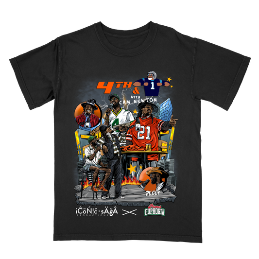 4th And 1 With Cam Newton Limited Edition Graphic T-Shirt