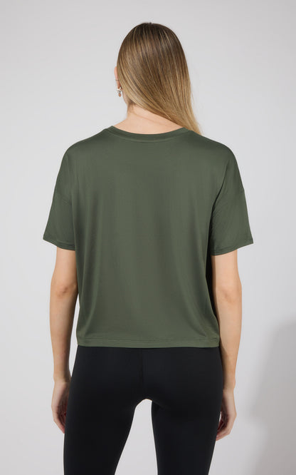 2 Pack Super Soft Deluxe Boxy Cropped Tee