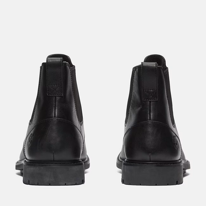 Timberland Stormbucks Waterproof Chelsea Men's Boots — Black Leather