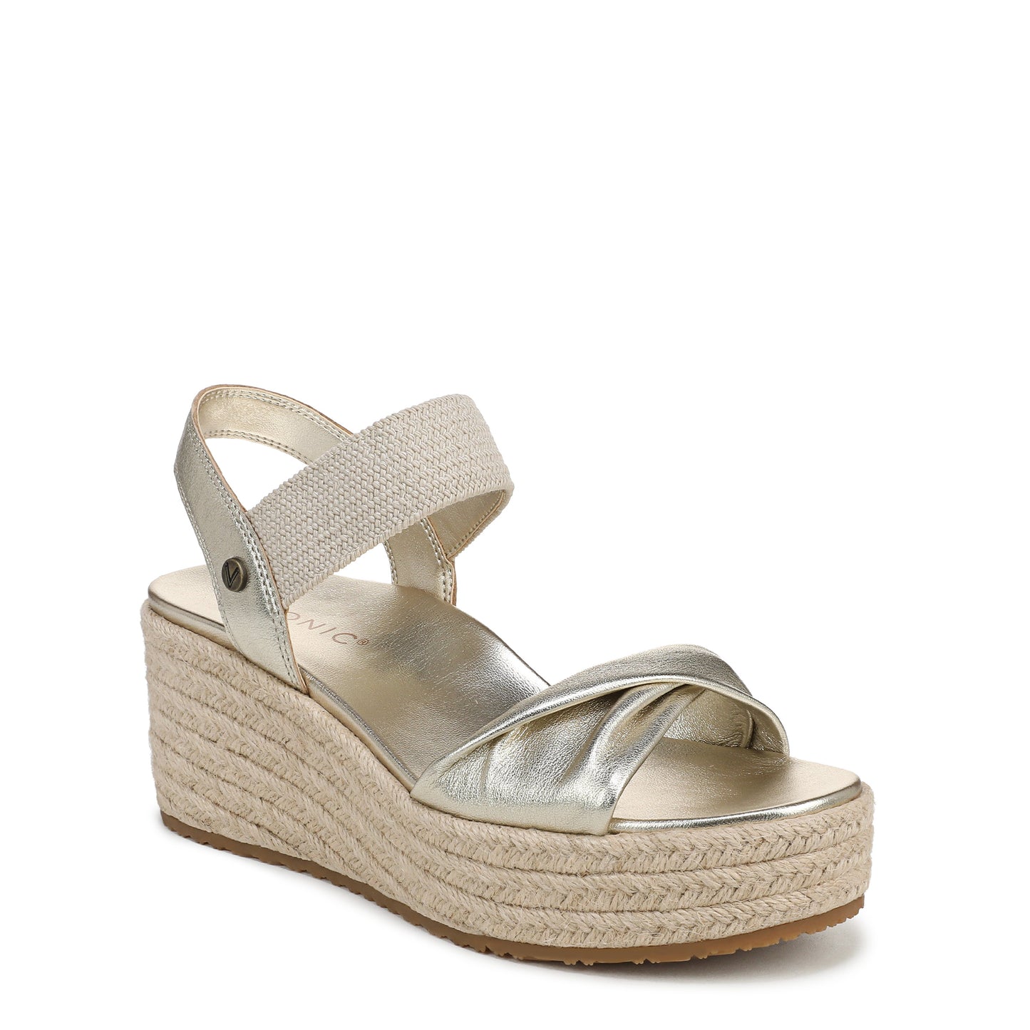 Gold Metallic Leather-