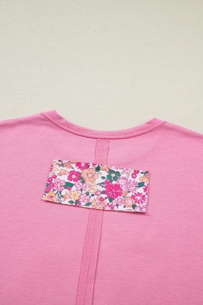 Threaded Pear Adriana Big Flower Oversize Tee