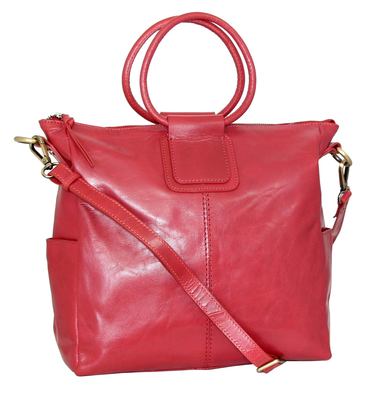 Nino Bossi Jara's Ring Leather Tote - Brick