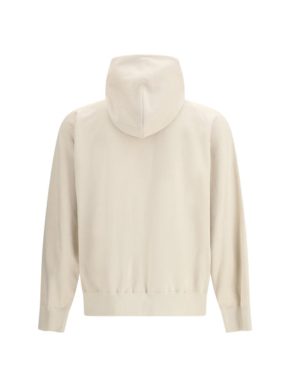 Cotton Jersey Hoodie Ivory
