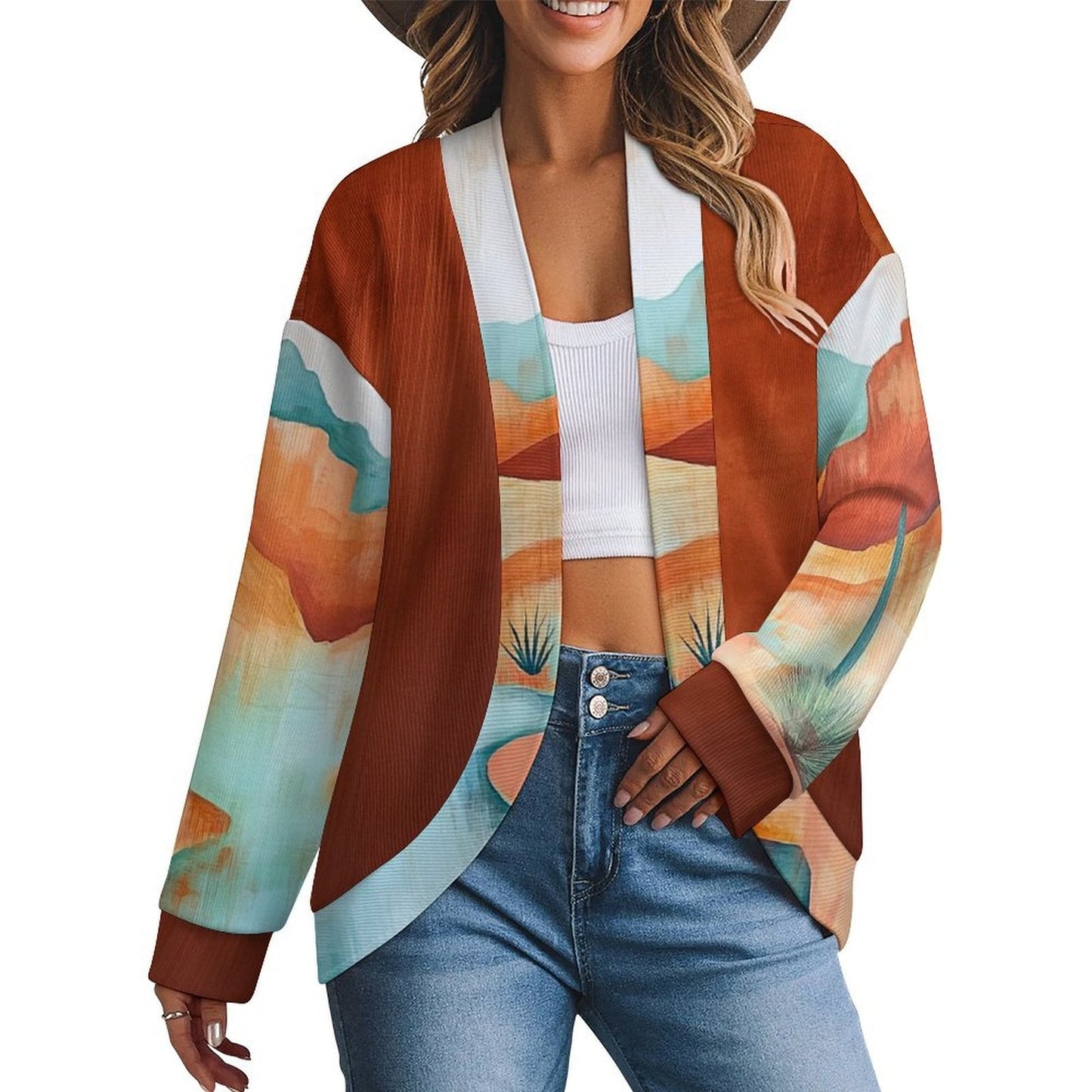 Baha Ranch Colores de Mexico Fantasia Drop Shoulder Cardigan