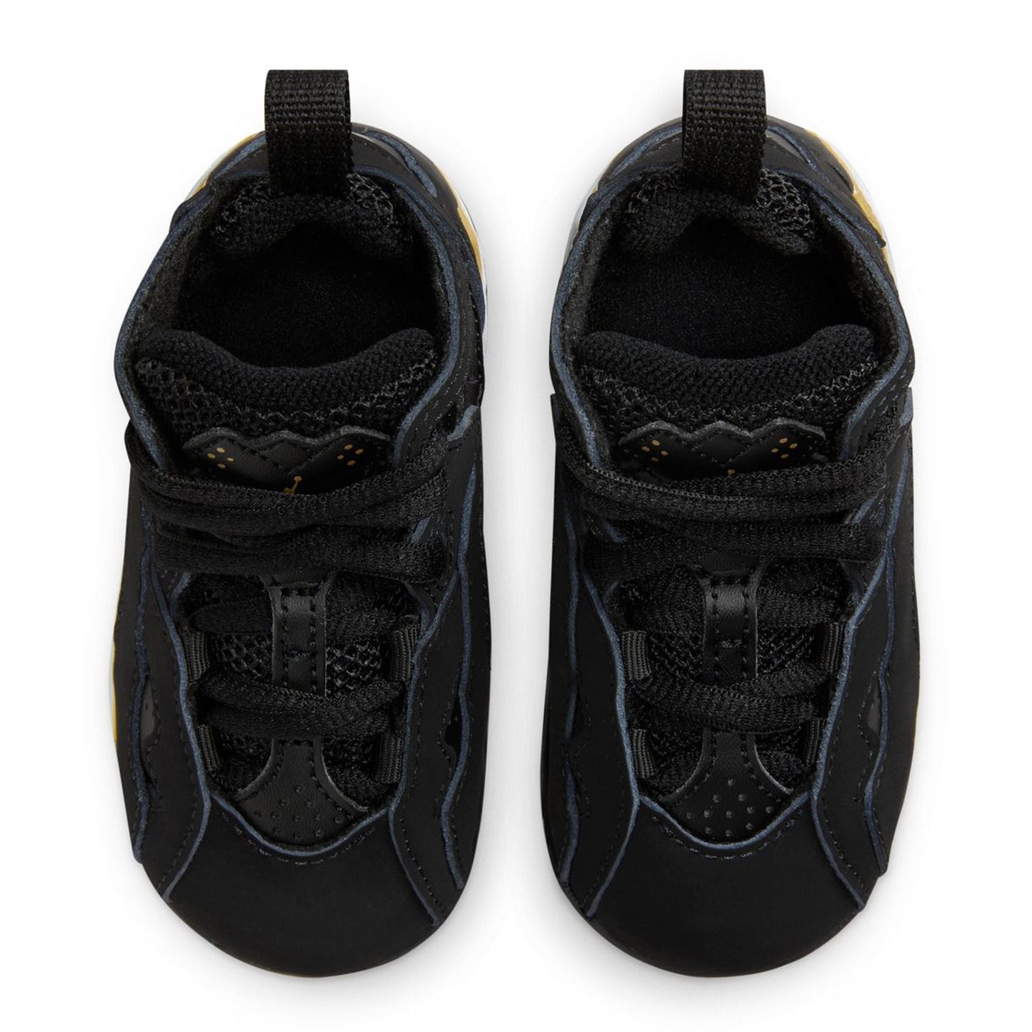 [343797-017] Toddlers Air Jordan True Flight 'black Metallic Gold White'