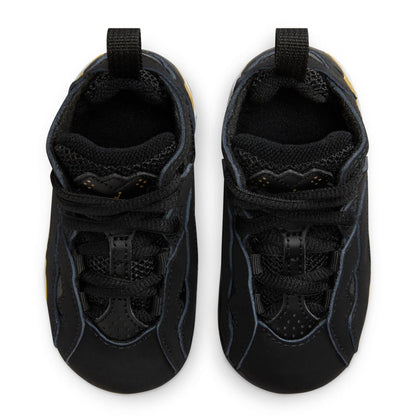 [343797-017] Toddlers Air Jordan True Flight 'black Metallic Gold White'