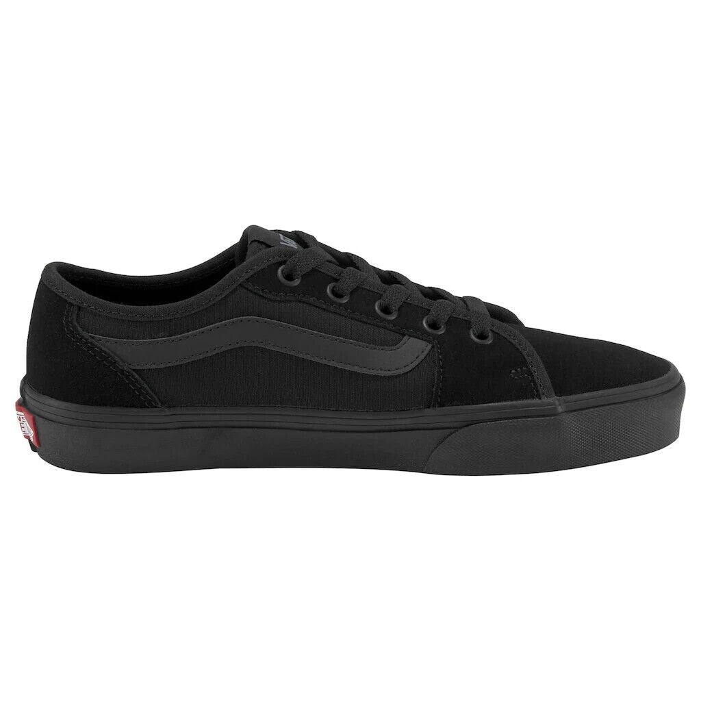 Vans Filmore Decon Women's Sneakers — Black Canvas Low-Top