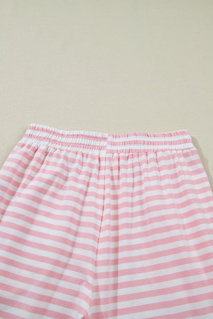 Threaded Pear Amber Stripe Drop Shoulder Set