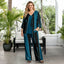 Teal and Black