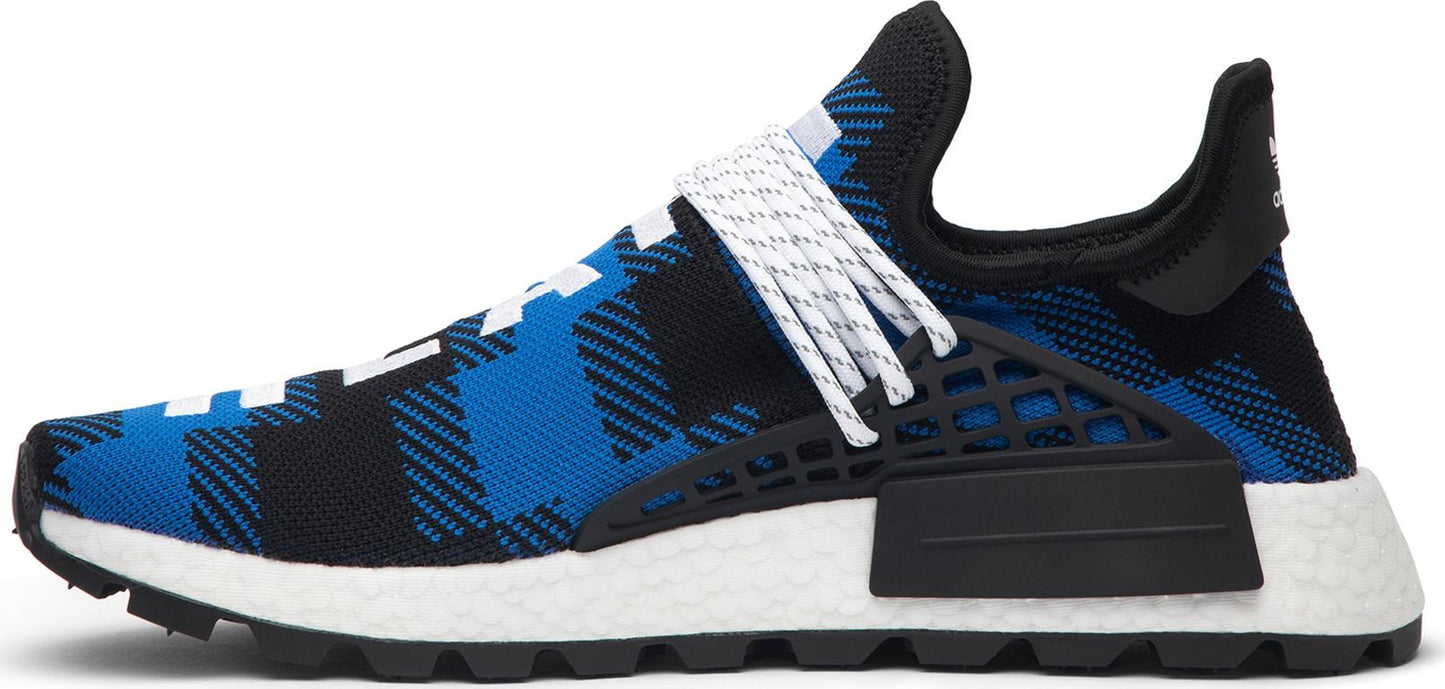 Men's adidas Nmd Hu 'Pharrell X Bbc Blue Plaid'
