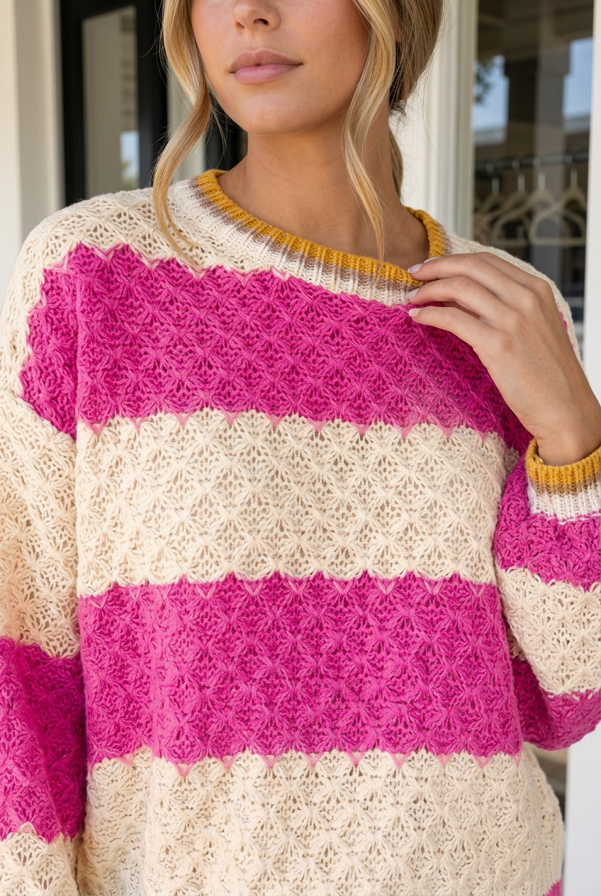 Pink Stripe-