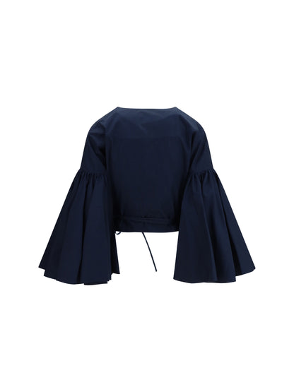 Wrap Top Paysan Dark Navy