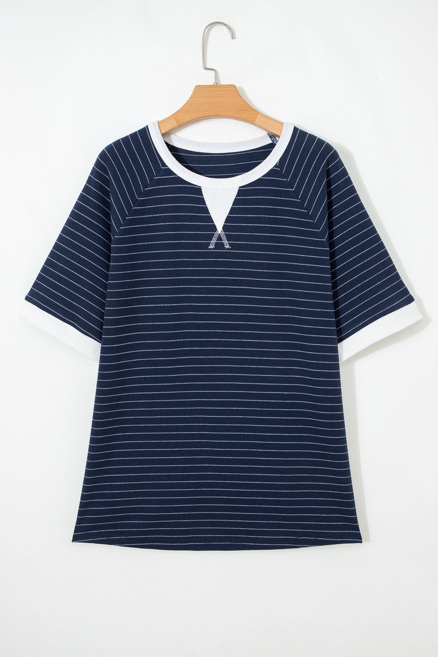 Threaded Pear Melany Trim Ribbed T PLUS Shirt
