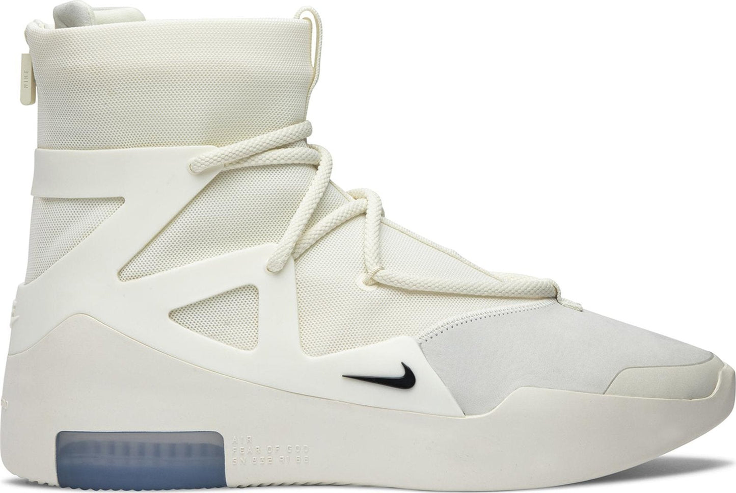 Nike Men's Air Fear Of God 1 'Sail Black' Sneakers