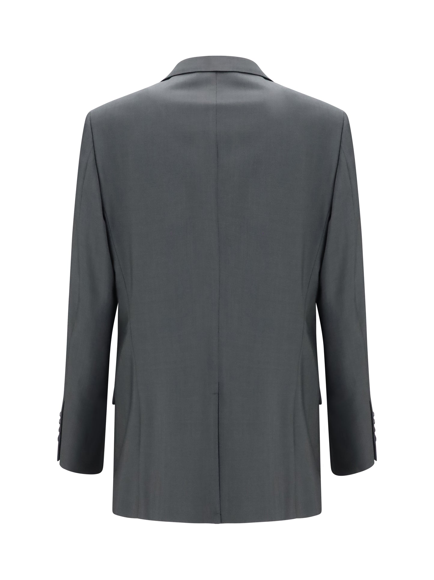 Jacket Single-Breasted Wool-Mohair Grey