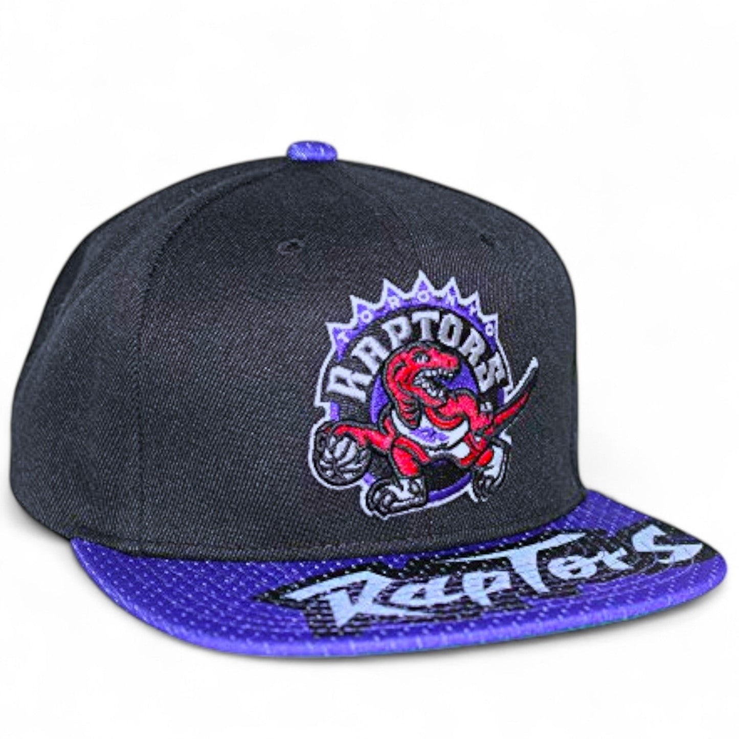 Men's Mitchell & Ness NBA Snapshot Snapback Hwc Raptors - Black-Purple