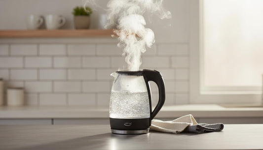 1.7L Glass Electric Kettle with Removable Lid & Boil-Dry Protection