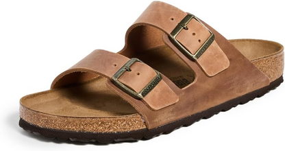 Birkenstock Arizona Tobacco Oiled Leather Sandals