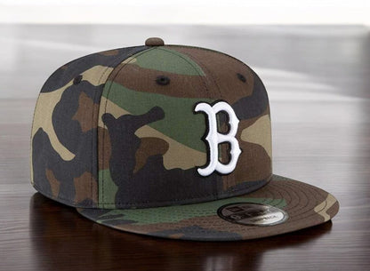 New Era Men's MLB 950 Basic Wooland Camo Snapback Hats