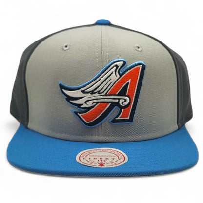 Mitchell & Ness Men's MLB Triple Play Liberty Snapback Coop Angels Snapback Caps