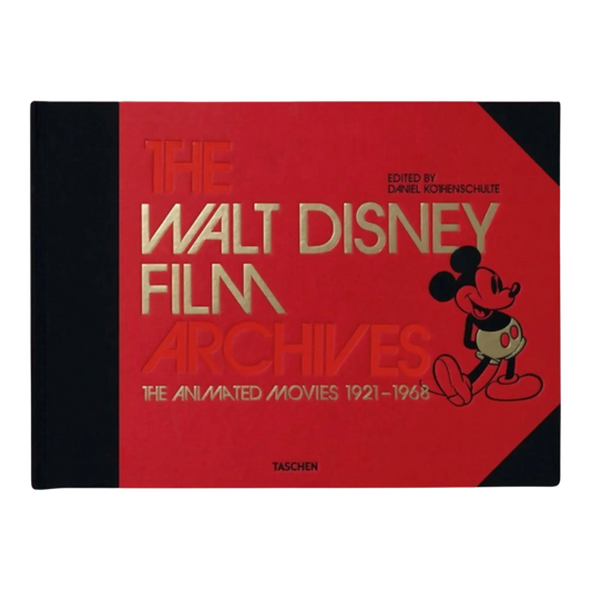 Taschen The Walt Disney Film Archives The Animated Movies 1921–1968 Hardcover Book Red