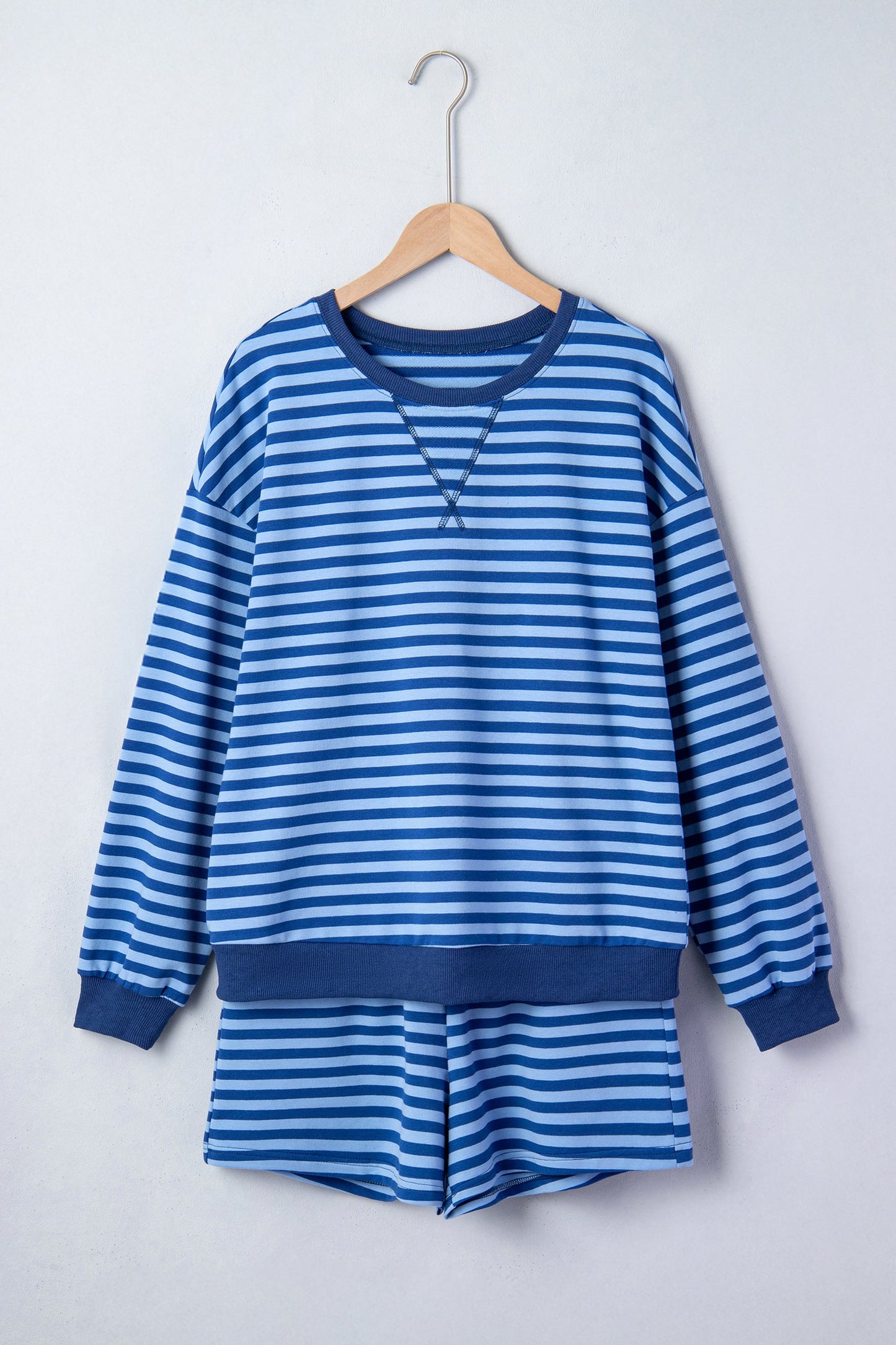 Threaded Pear Chloe Casual Short Set Long Sleeve Top Set