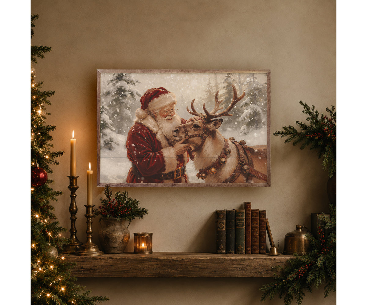 Kendrick Home Santa And His Reindeer