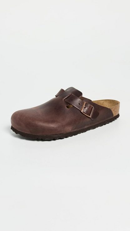 Birkenstock Boston Oiled Leather Clogs