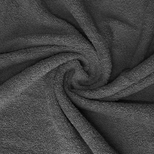 Luxury 6-Piece Shelly Towel Set - 100% Cotton Terry Cloth, 2 Bath Towels, 2 Hand Towels & 2 Washcloths, Soft, Quick Dry & High Absorbent - Classic Turkish Towels