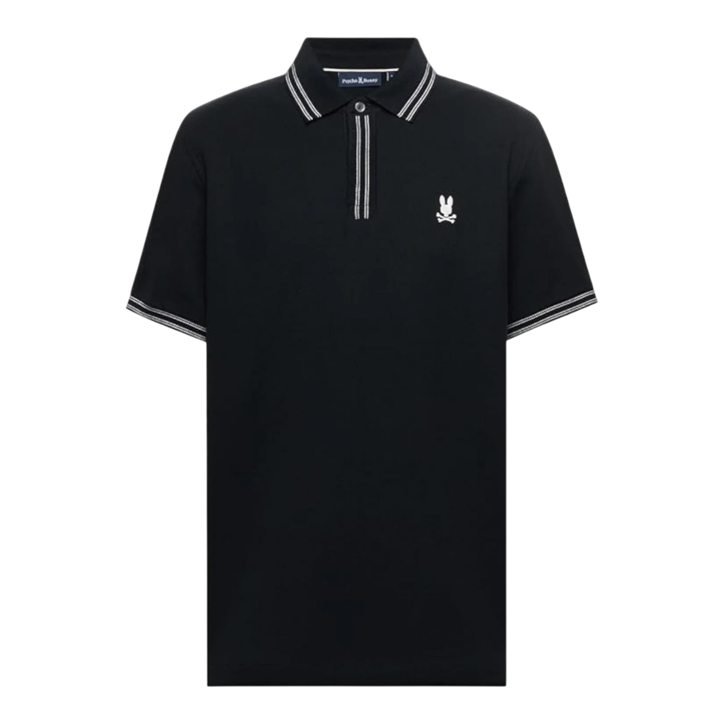 Psycho Bunny Dax Pique Men's Polo — Black