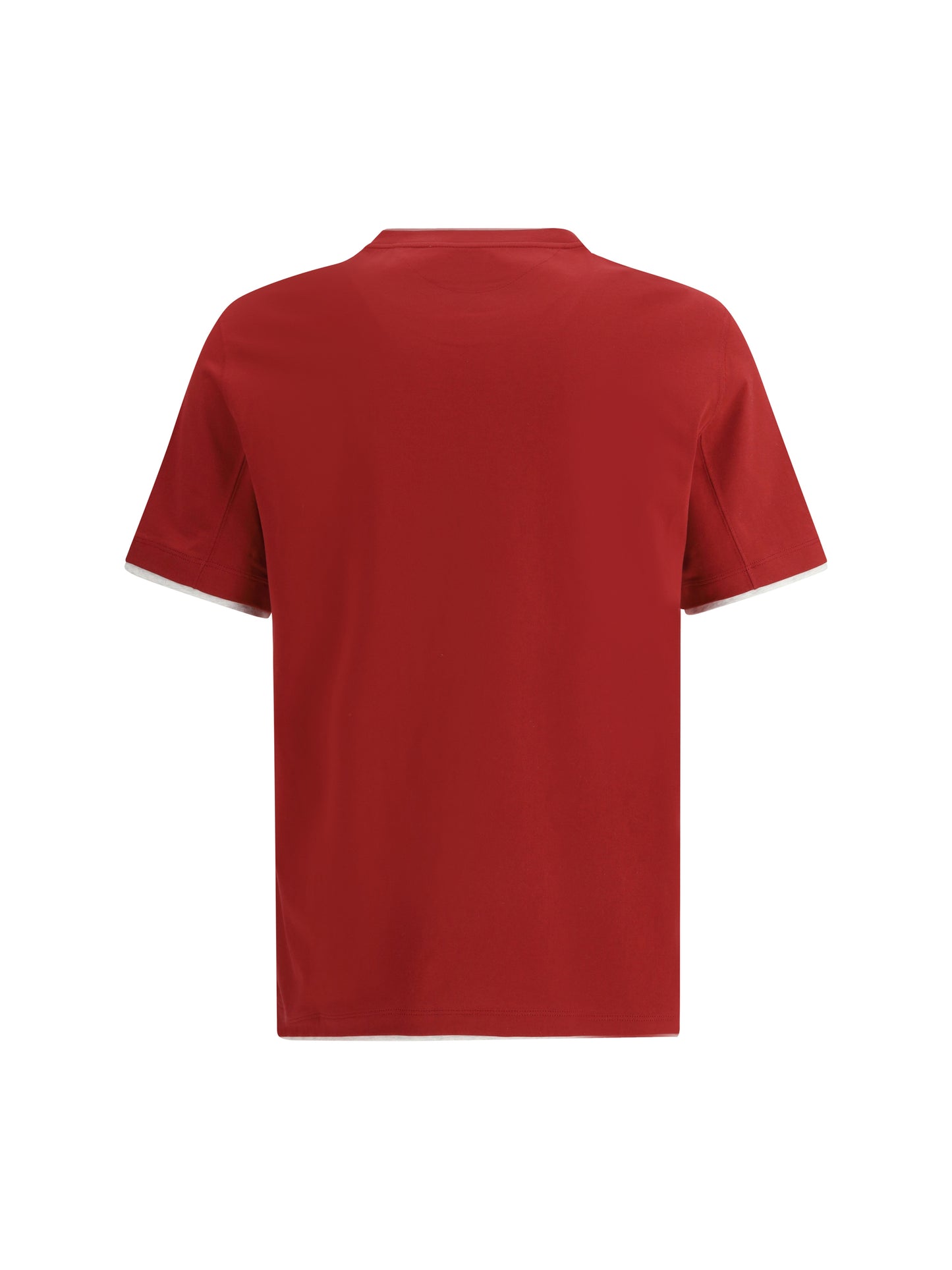 Cotton T-Shirt Cherry/Pearl