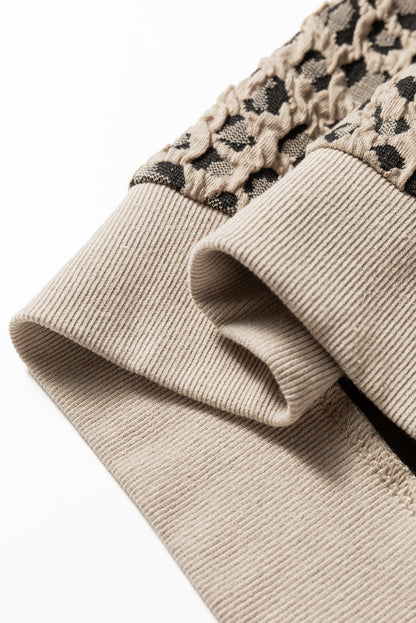 Threaded Pear Lottie Ribbed Trim Print Long Sleeve Top