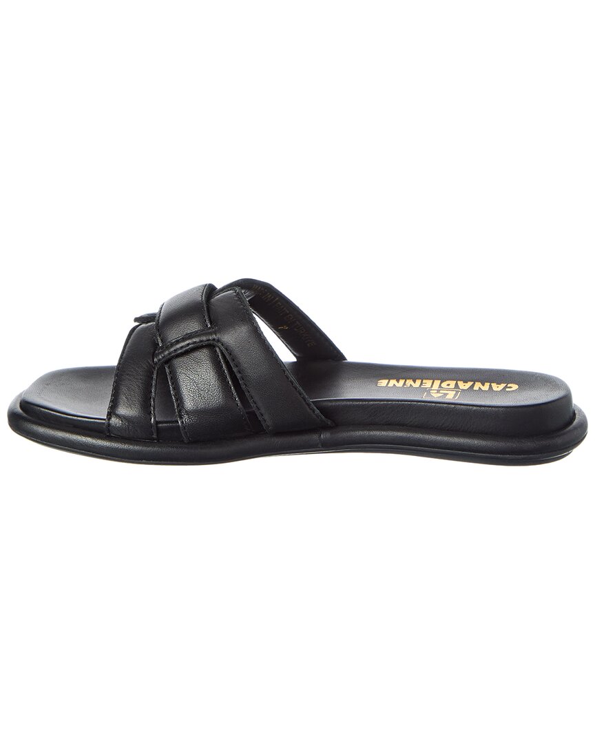 1 Black leather-