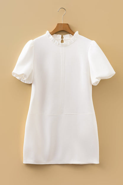 Threaded Pear Trinity Sleeve Shift Mini Dress