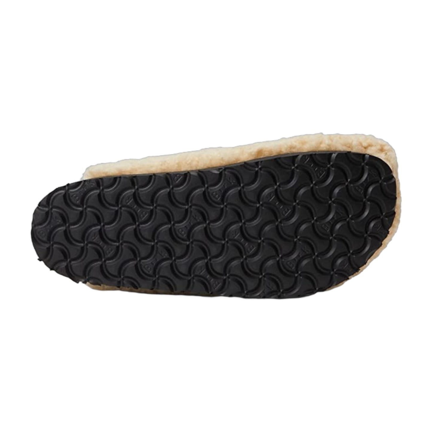 Birkenstock Boston Big Buckle Flex Platform Shearling Teddy Eggshell
