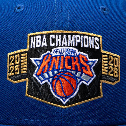 New Era New York Knicks 2026 NBA Finals Champions Replica 9FIFTY Mens Snapback Hat — Royal
