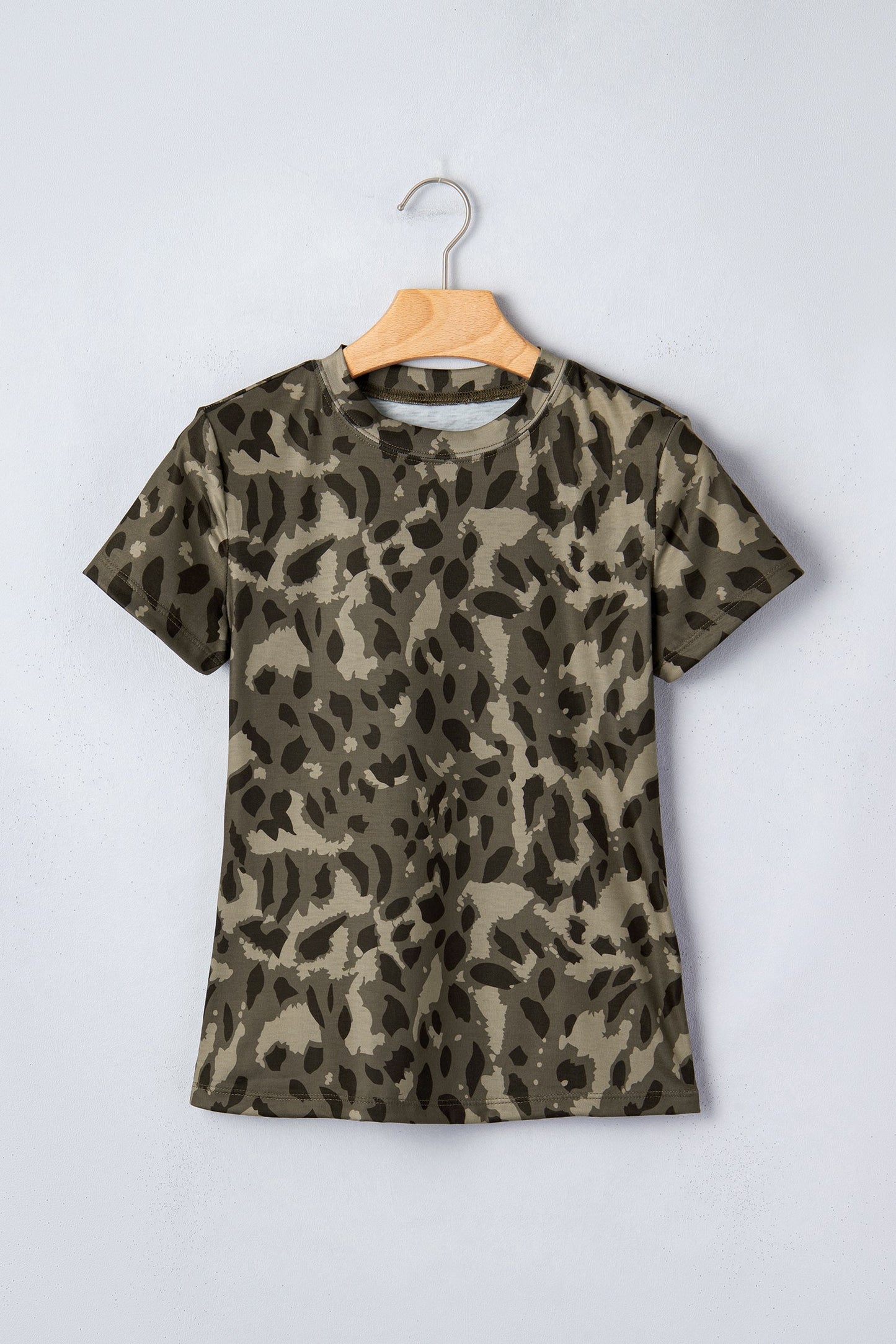 Threaded Pear Annabelle Print Mock Slim Tee
